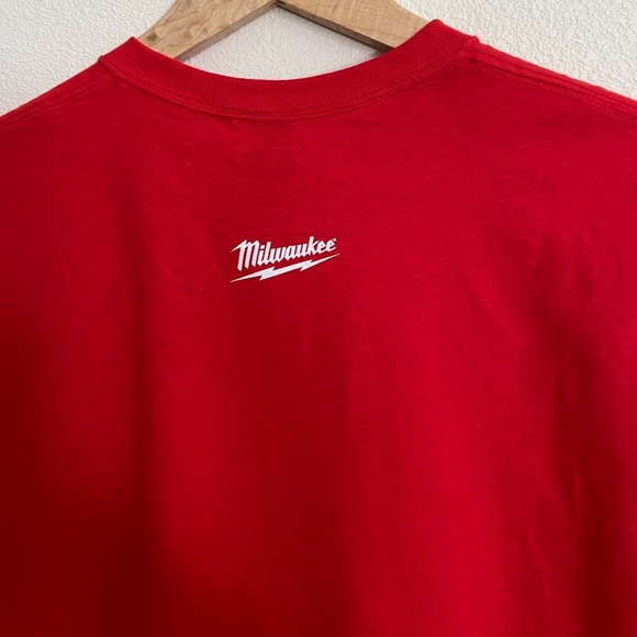NWOT Milwaukee tools logo red tee - Picture 3 of 4